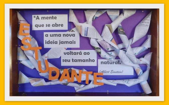 Ideias de Murais Cartazes Painéis para o Dia do Estudante 11 de