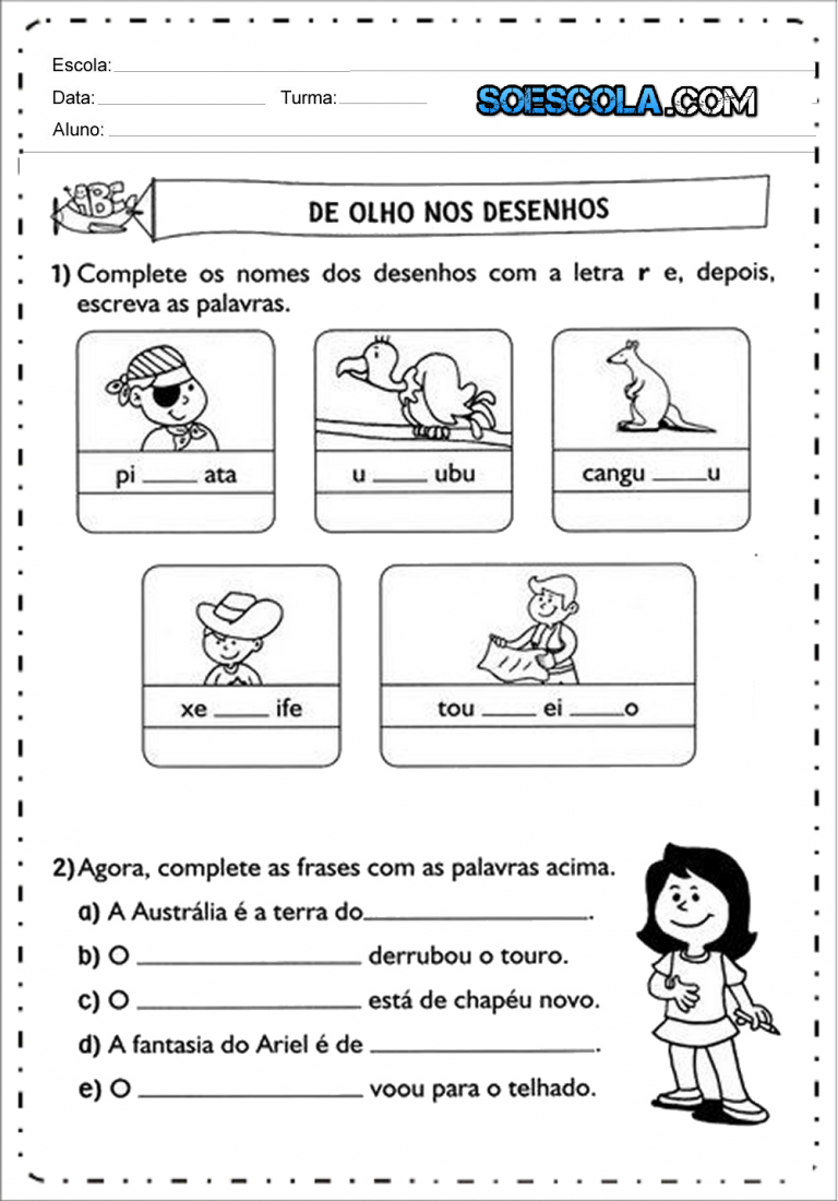 Atividades Letra Cursiva Para Imprimir Series Iniciais E