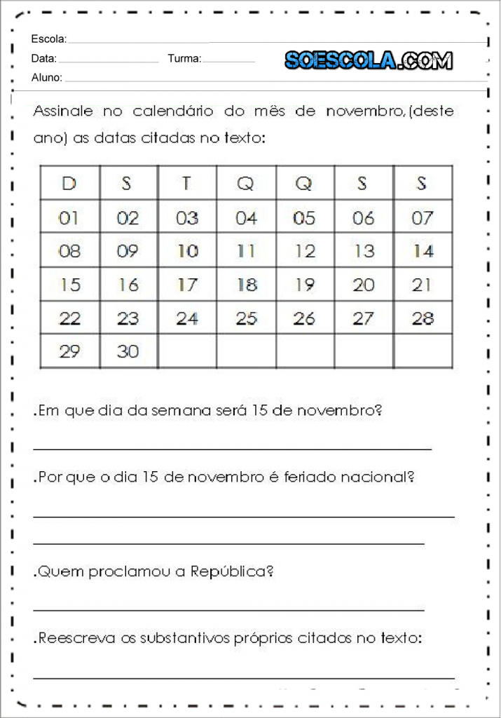 24 Atividades Proclamação da Republica Para Imprimir Baixe em PDF