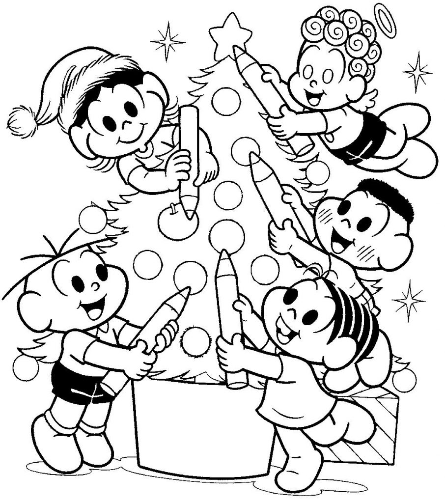 Desenhos De Natal Da Turma Da M Nica Para Imprimir