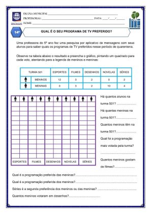 Atividades Complementares Ano Para Imprimir S Escola