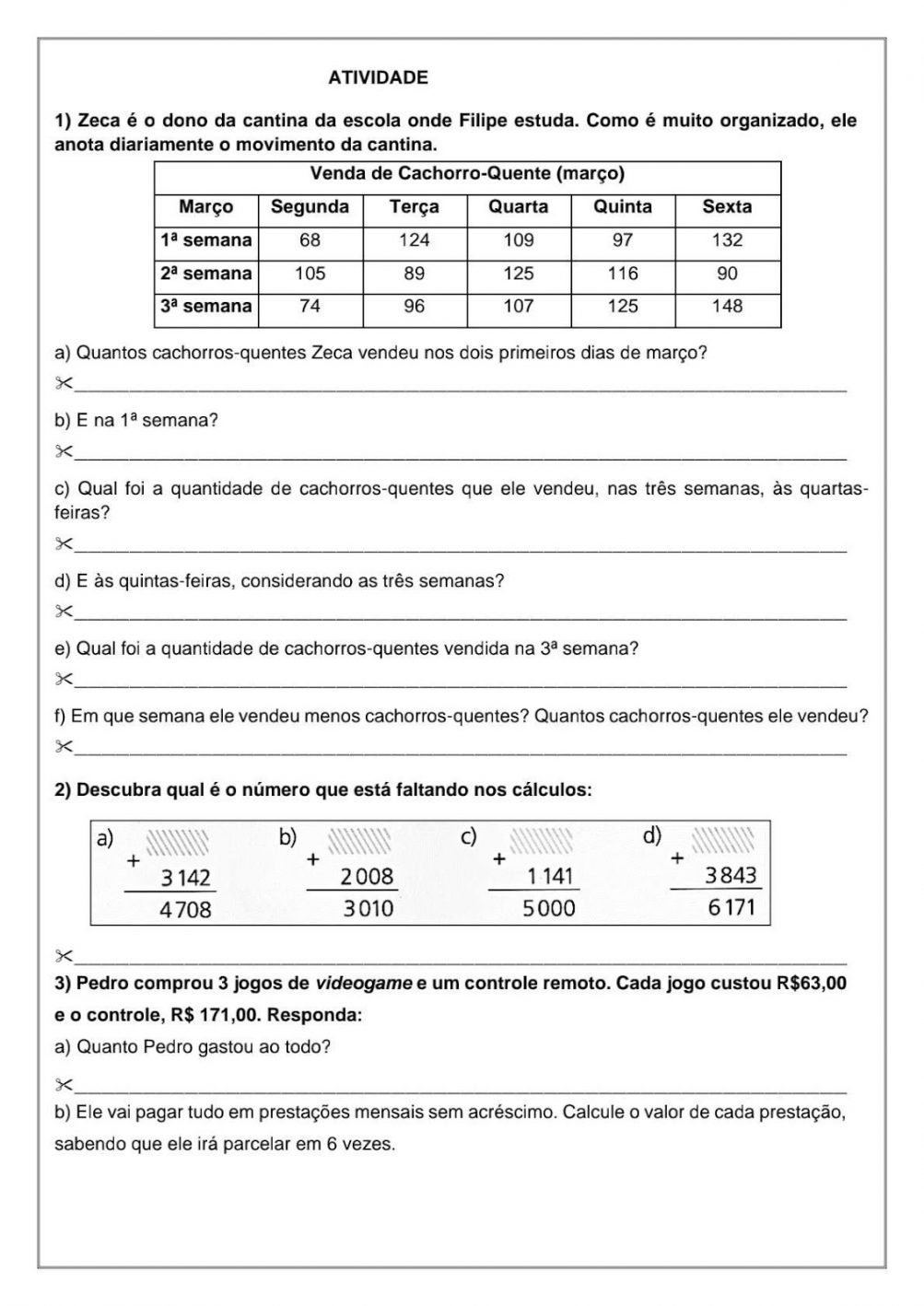 Atividades Para Quarentena Ano S Escola