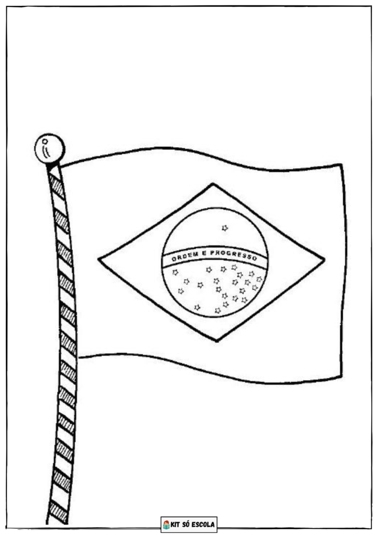 Desenhos para colorir Independência do Brasil SÓ ESCOLA