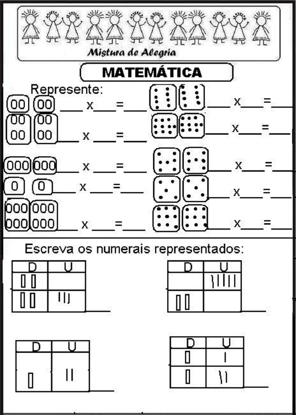 Atividade De Matematica Series Iniciais Alfabetizacao Imprimir