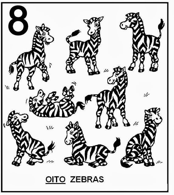 Zebra Para Colorir Educacao Infantil