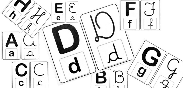 Alfabeto De Parede Formato A3 Com Os 4 Tipos De Letras 3f6