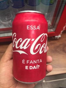 Latinha especial contra o preconceito ”Essa Coca-Cola é Fanta, e daí”