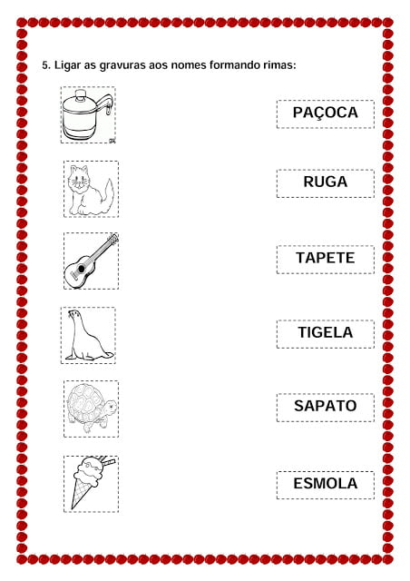 Avaliação de Linguagem Infantil para imprimir