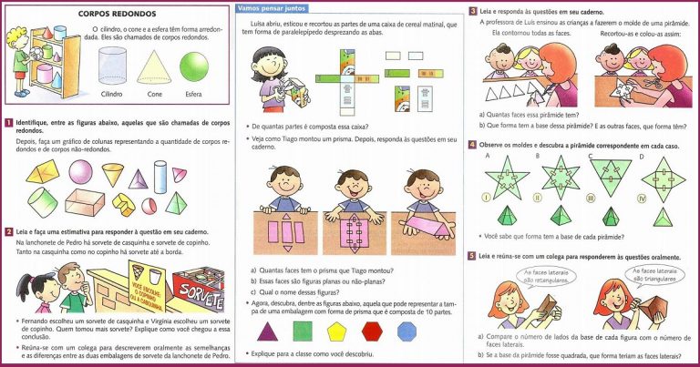 Atividades De Matemática De Geometria Para O 4° Ano — SÓ Escola 