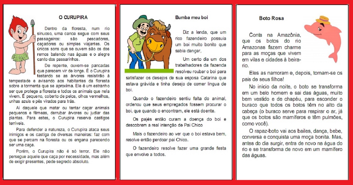 Folclore Brasileiro Para Imprimir - SOLOLEARN