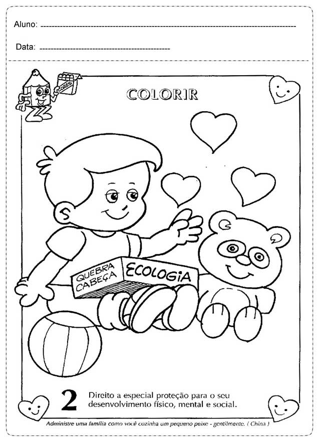 Atividades Para Colorir Dia Das Crianças Desenhos Para Imprimir 7048