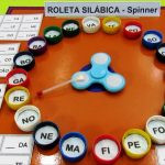 Roleta Silabica Com Spinner Jogo Para Alfabetizacao S Escola