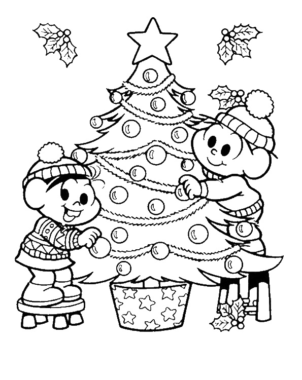 47 Desenhos de natal para imprimir e colorir (em PDF)