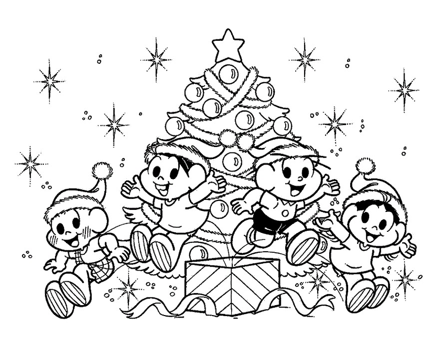 Livro de Natal para colorir para crianças: 25 Desenhos de Natal