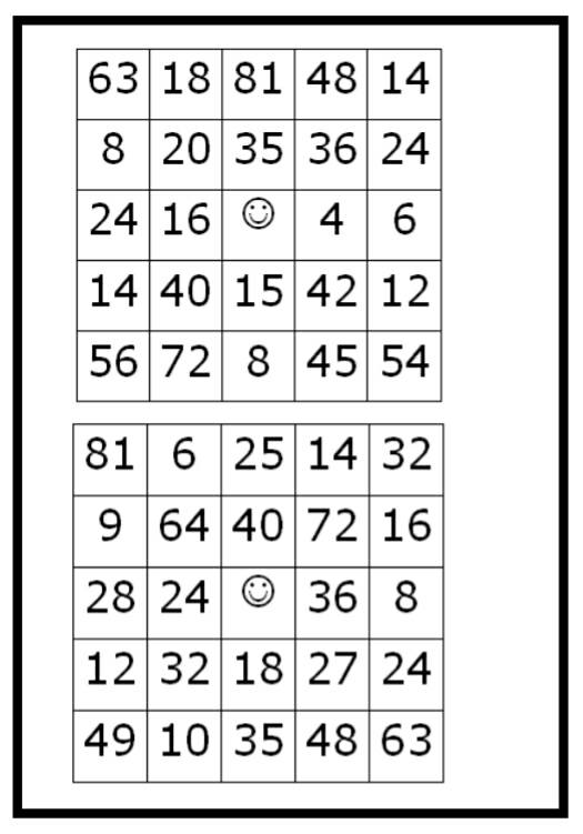 Slide7.JPG (720×960)  Tabuada, Bingo, Atividades de matemática 3ano