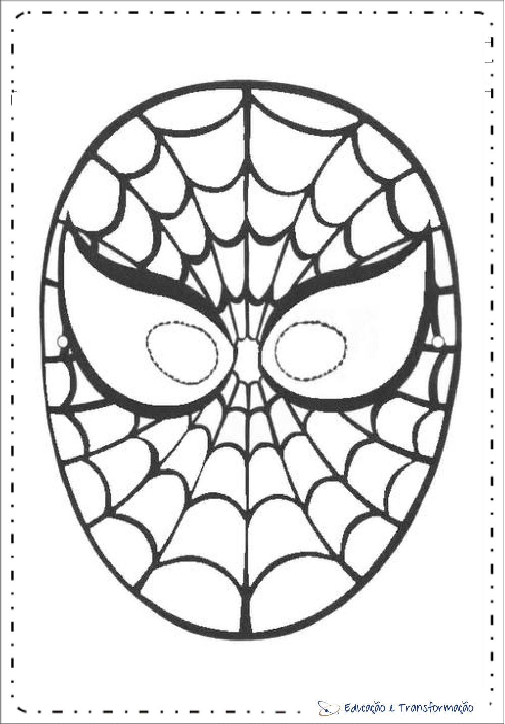 Tabuada do Homem Aranha Para Colorir - Atividades de Matematica