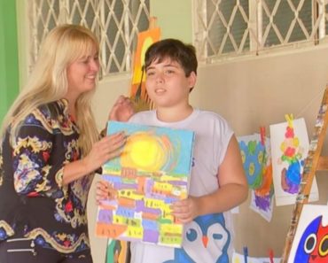 Menino autista de Catanduva ganha prêmio internacional de pintura