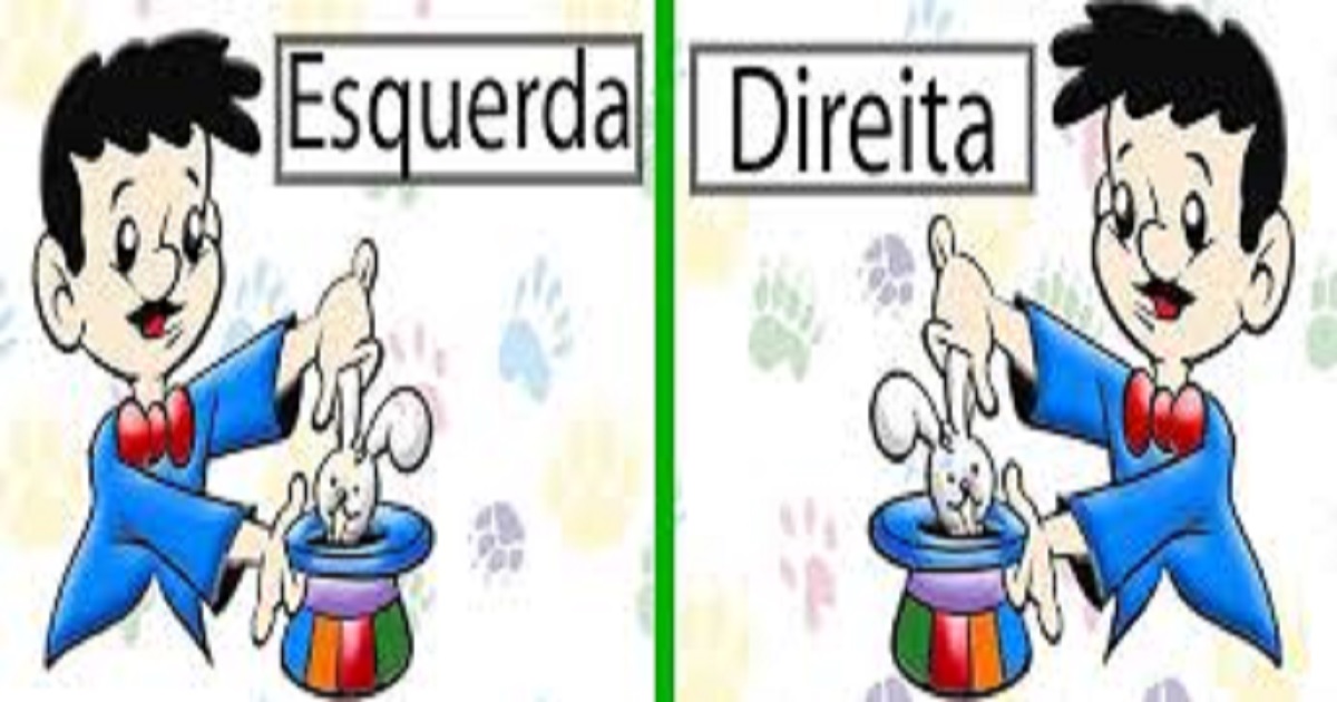 4 Atividades Para Trabalhar Lateralidade — SÓ Escola 0348