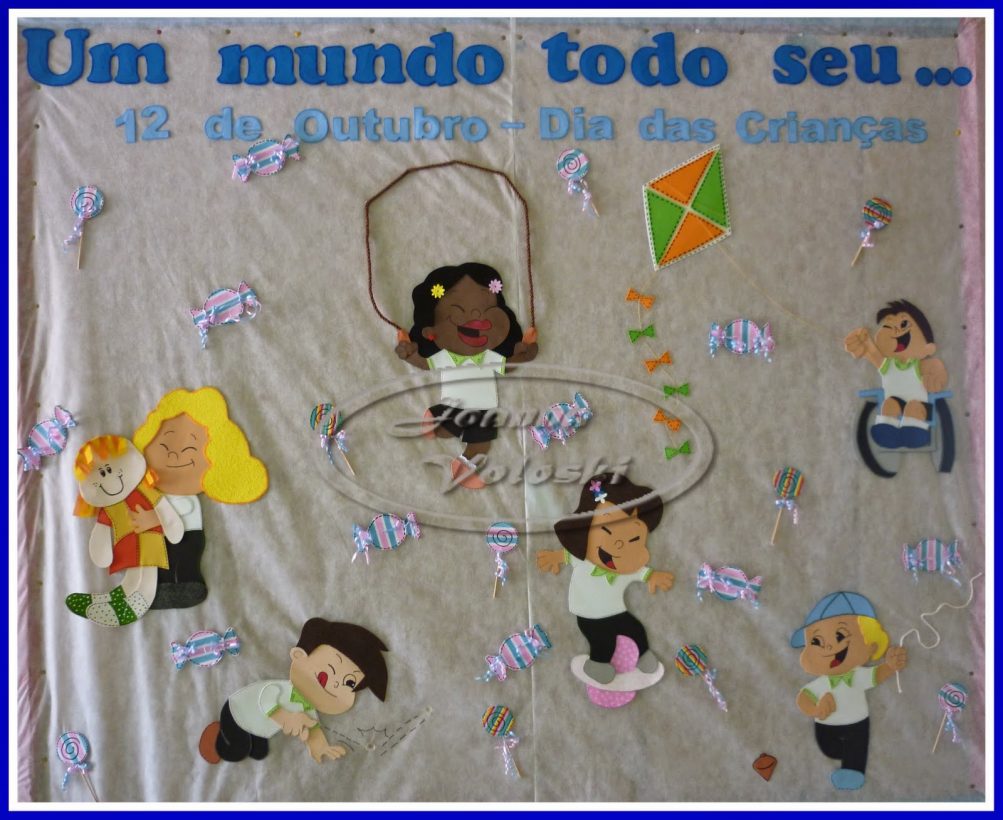 Mural Para O Dia Das Crian As S Escola