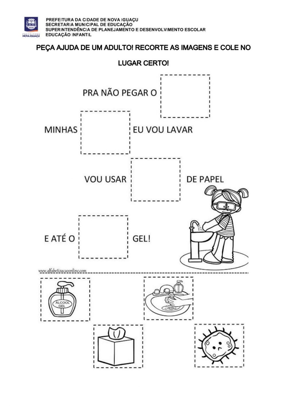 Apostila de Atividades Educação infantil 3 anos - Para imprimir