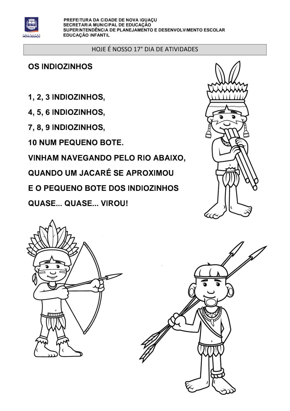 Atividades para Educação Infantil para 4 anos - Imprimir — SÓ ESCOLA