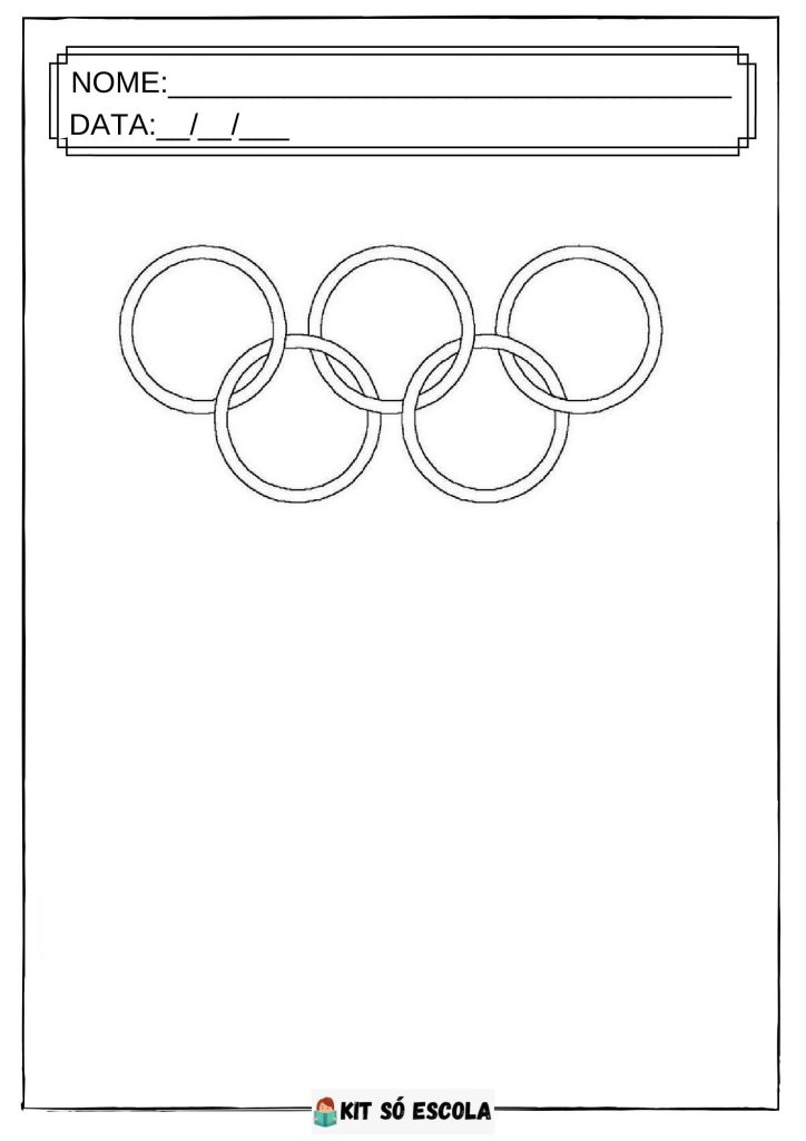 FREE! - Desenhos de Esportes Olímpicos para Colorir