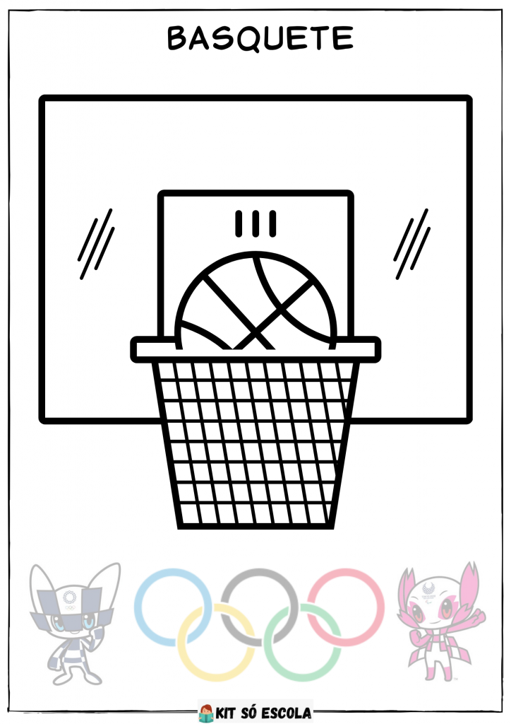 Desenhos sobre as Olimpíadas - Para colorir: Tocha — SÓ ESCOLA