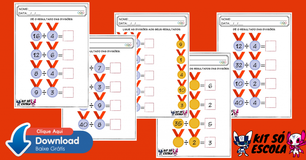 Atividades Olimpíadas: Divisão