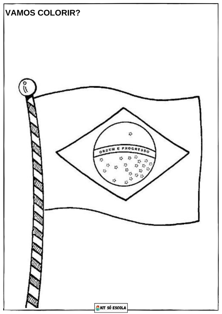 Desenhos Para Colorir Independência Do Brasil SÓ Escola 3428